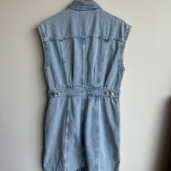 Madewell Light Blue Denim Dress - Picture 4 of 8